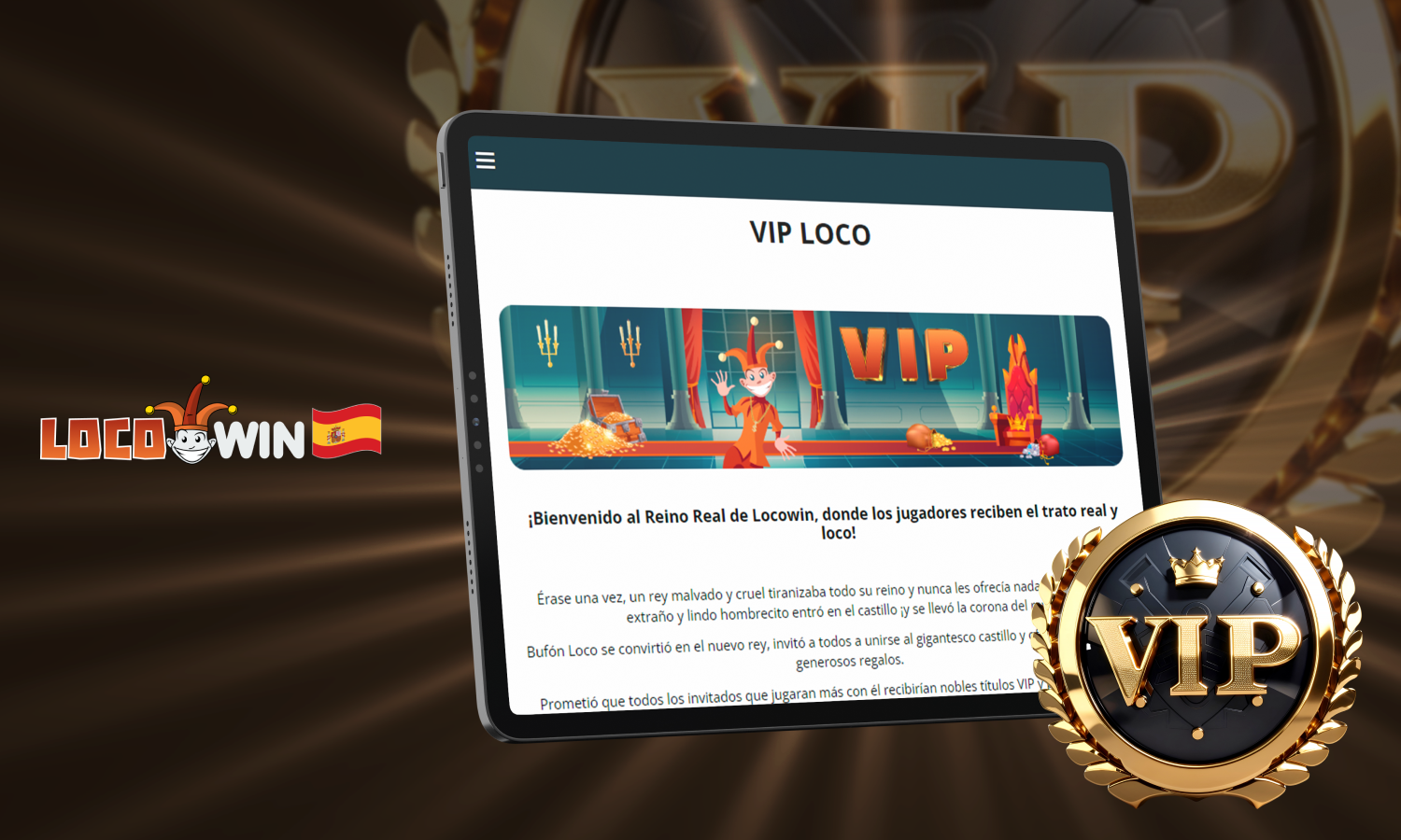 Programa de fidelidad VIP LOCO en Locowin Casino